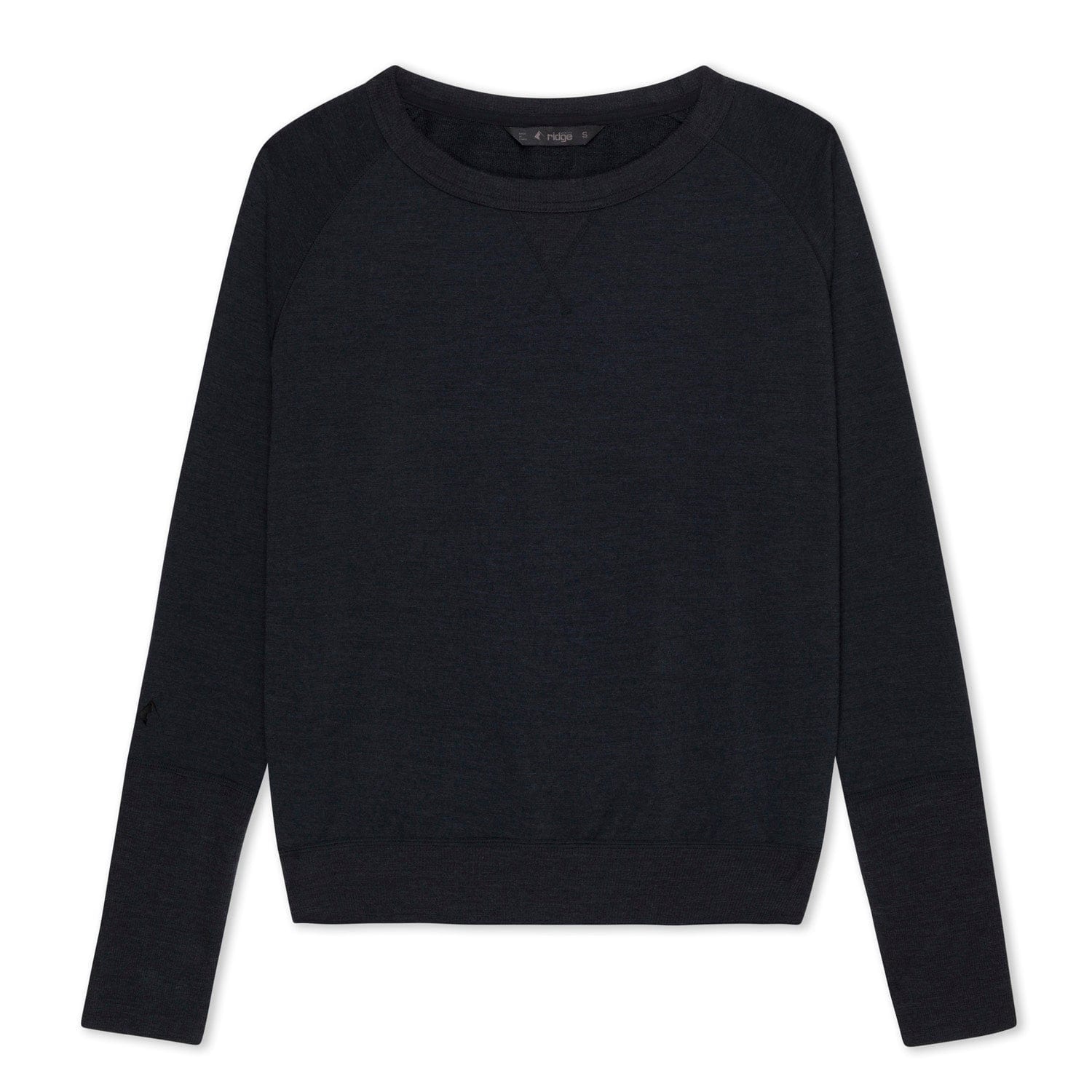 Black crew neck sweatshirt womens online