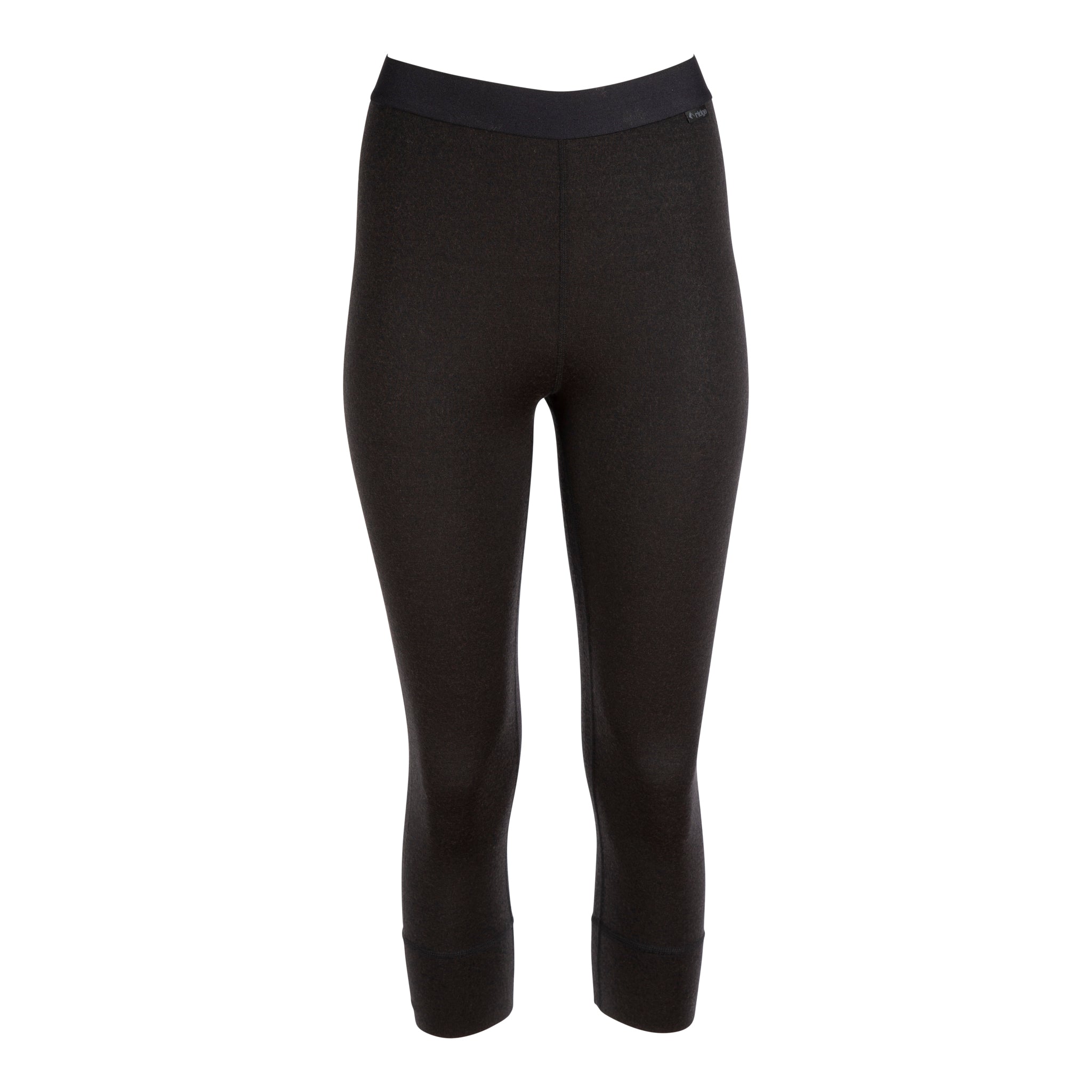 Women's Merino Wool Blend Pants Thermal Leggings Bottoms Underwear Pajamas  Sleepwear - Black