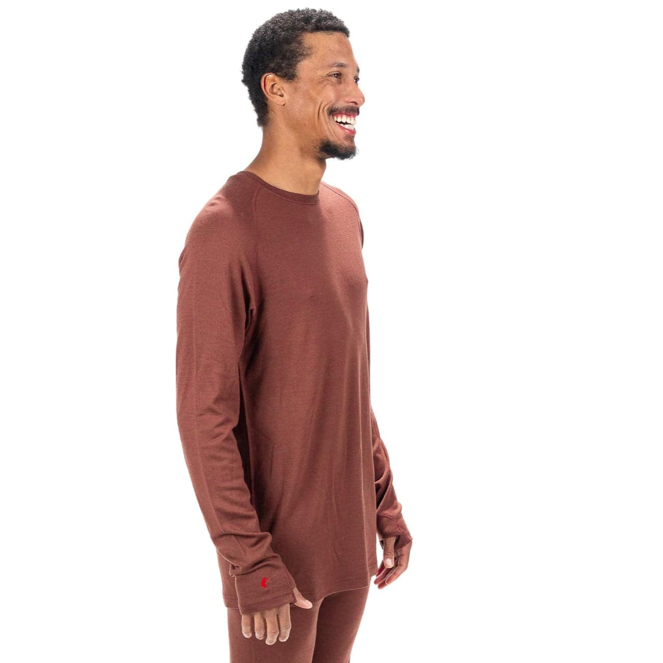 Men's Inversion Heavyweight Merino Wool Base Layer Crew Shirt