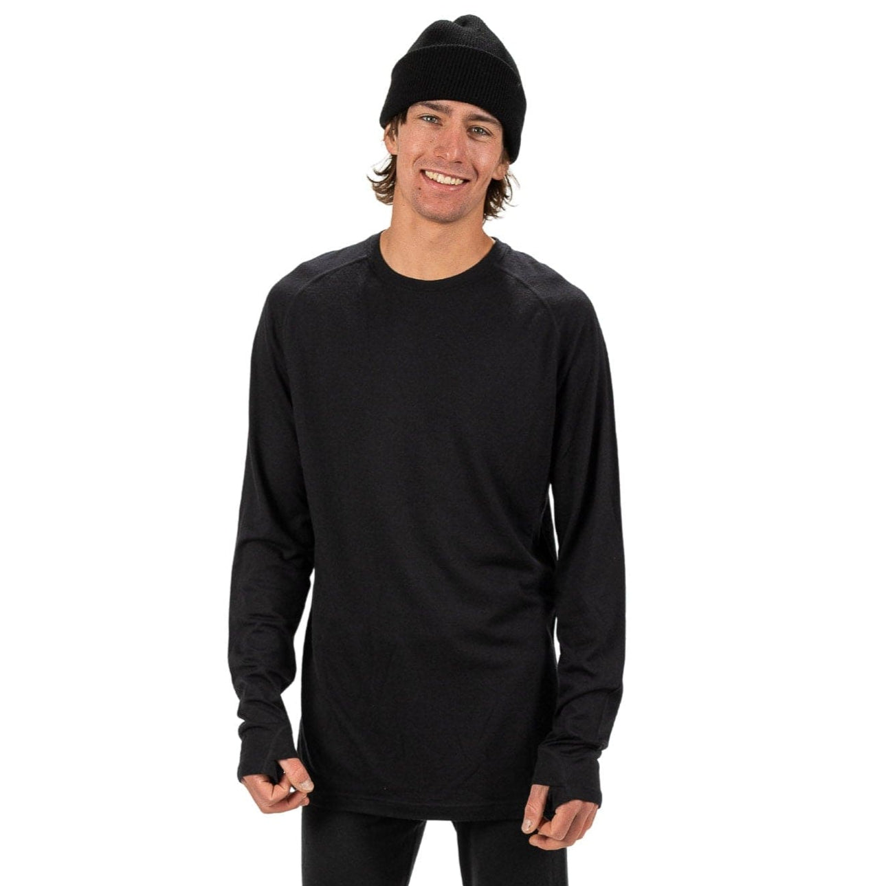 Men's Aspect Midweight Merino Wool Base Layer Long Sleeve Shirt