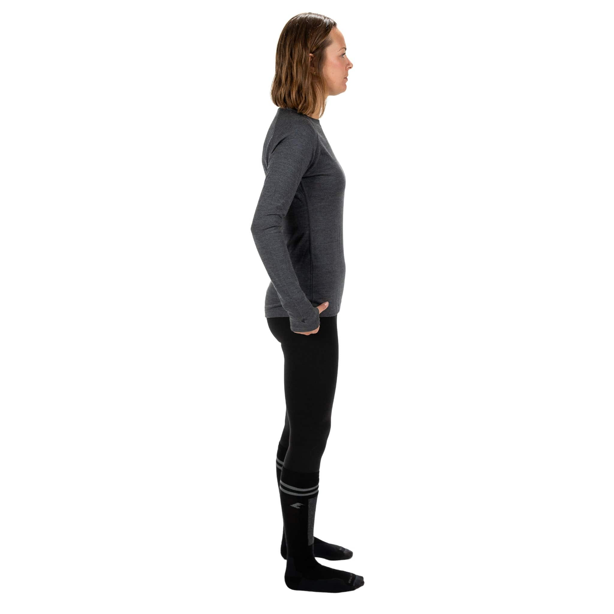 Women's Inversion Heavyweight Merino Wool Base Layer Bottoms - 3/4 Length