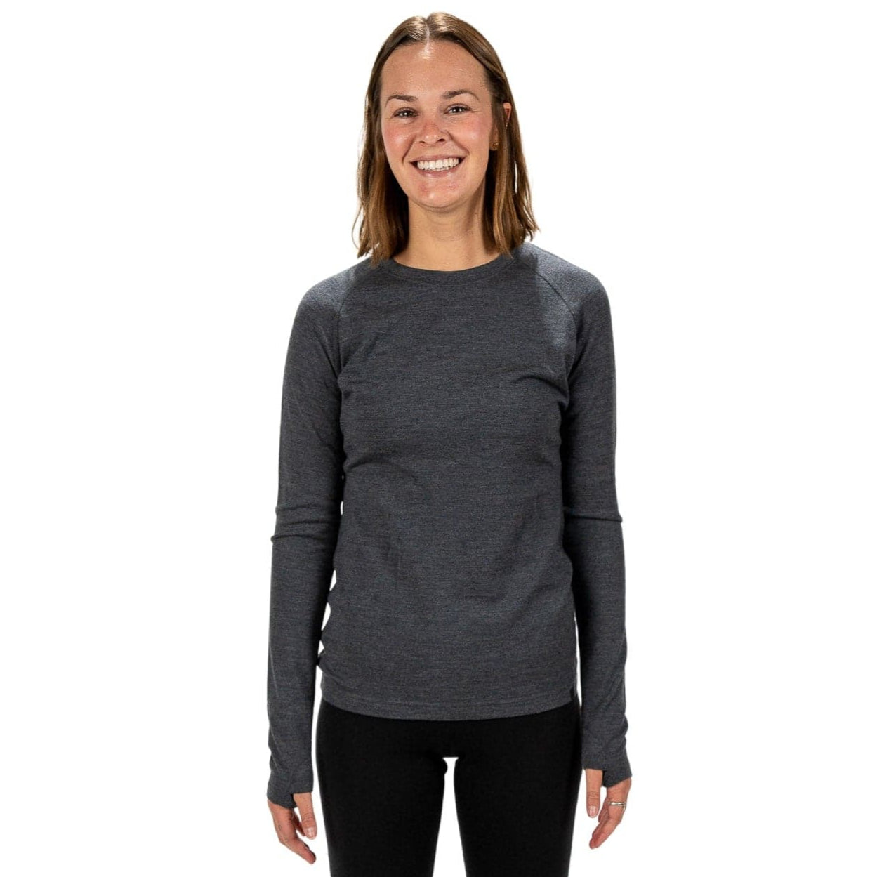 Women's Inversion Heavyweight Crew Merino Wool Base Layer Shirt