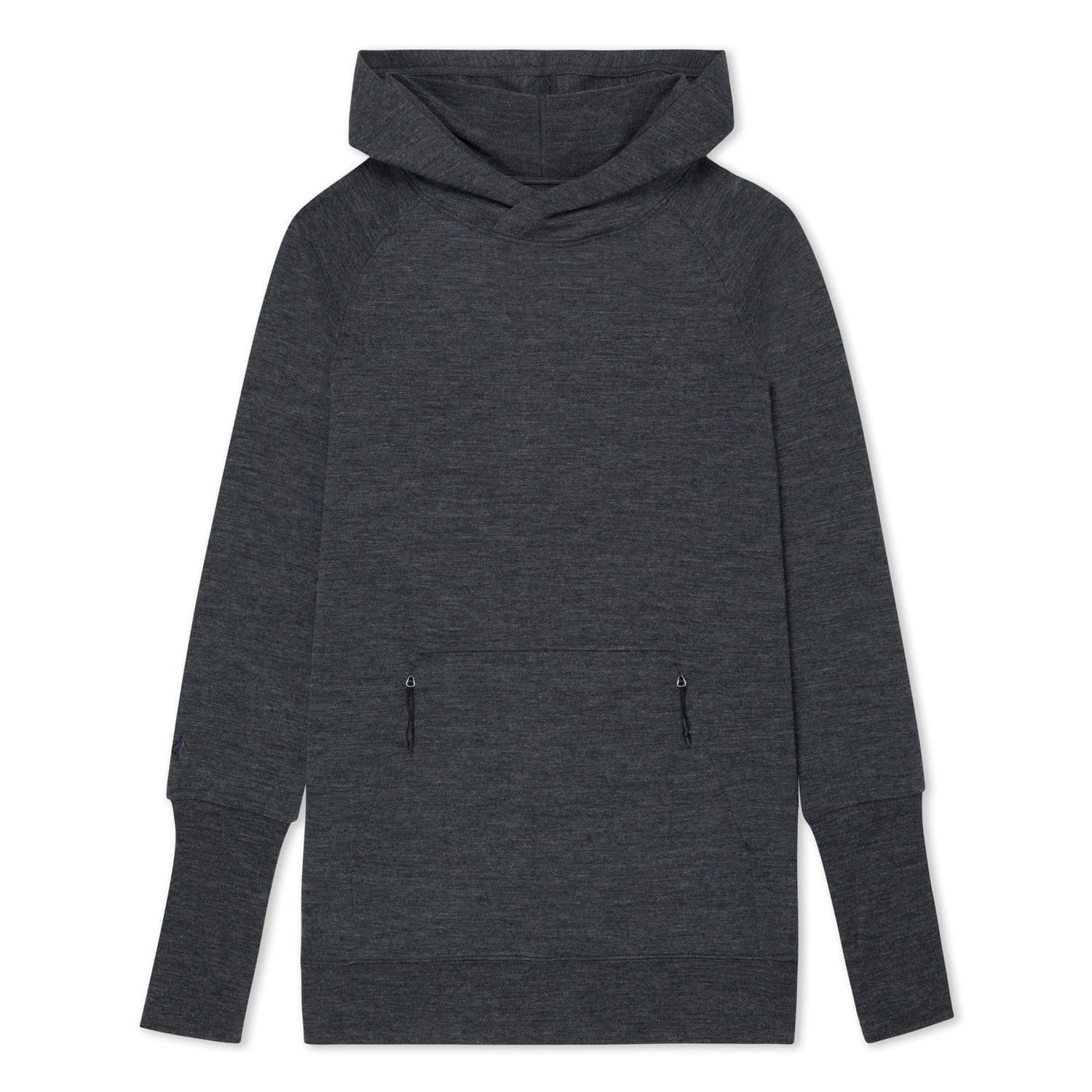 Women's Natural Tencel Hoodie in Charcoal Heather