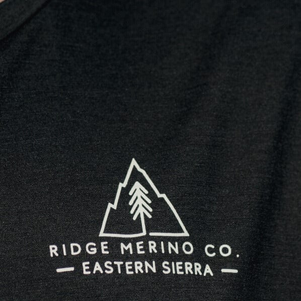 Men's Natural Merino Tencel Tee - Eastside Print