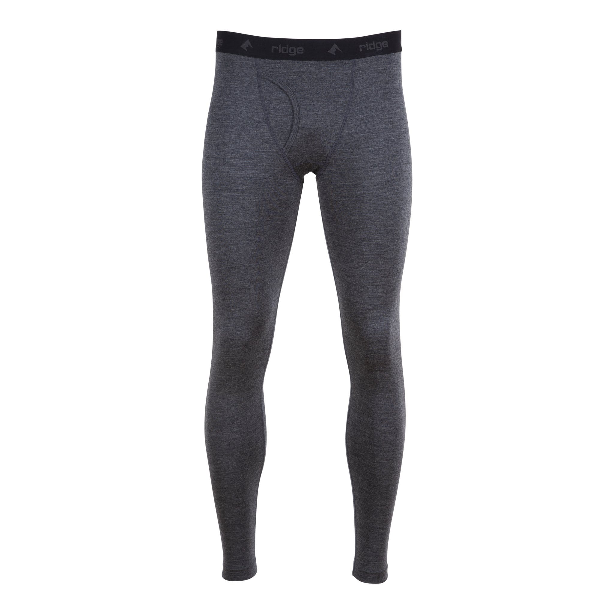 Grey Merino Wool Pants - Heavyweight Base Layer