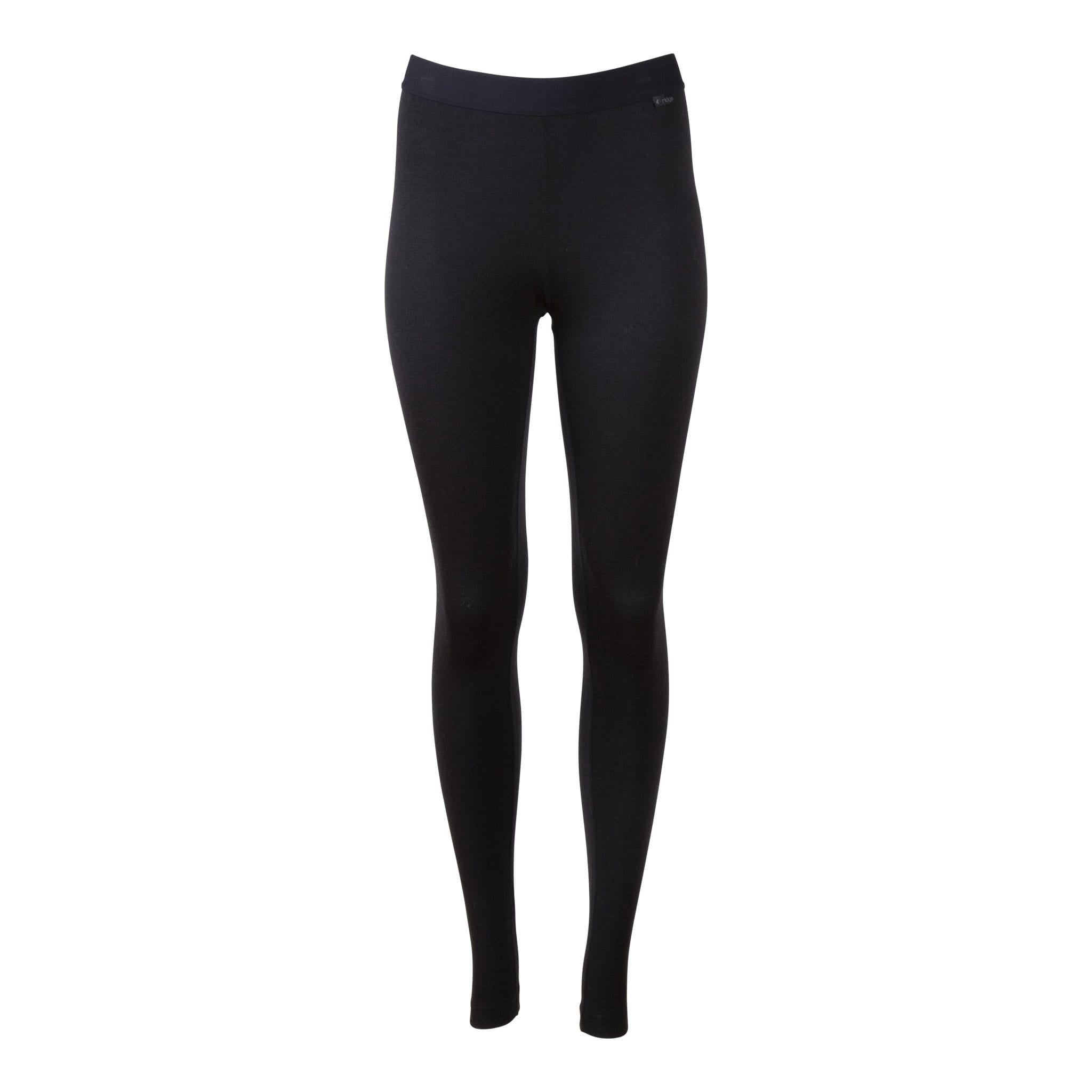 Woolx Womens Avery Midweight Merino Wool Base Layer Leggings for Warmth  Black SM for sale online